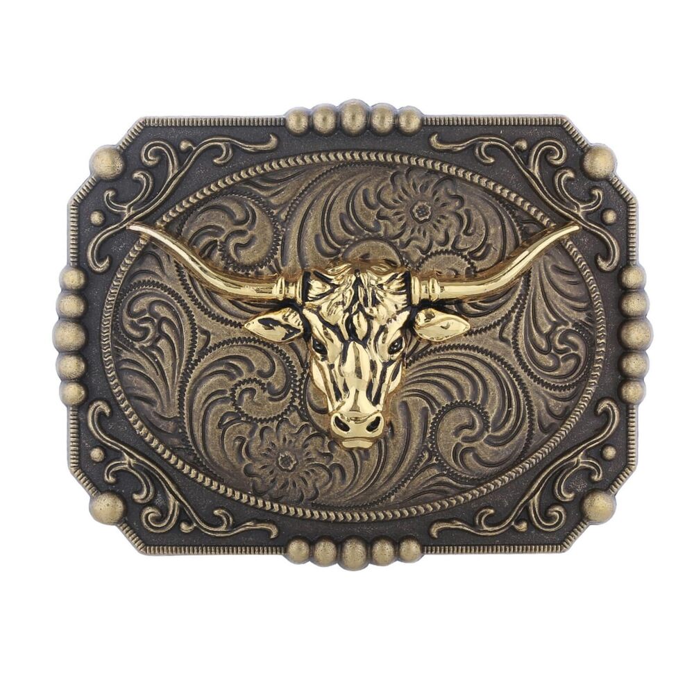 3421 Western Cowboy Buckles , Cowgirl Rodeo Long Horn Bull Native American